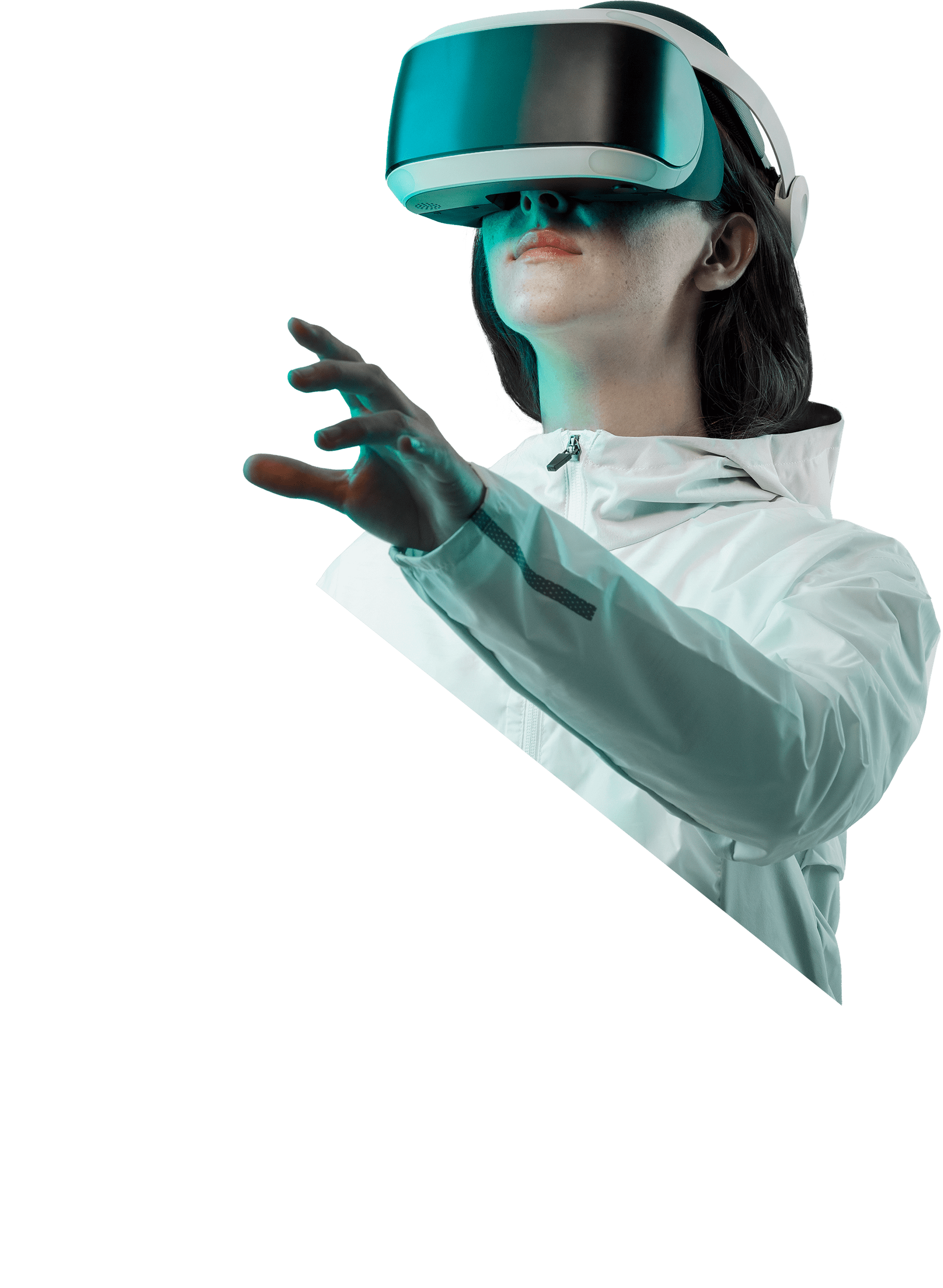 Woman with VR Glasses